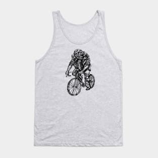 SEEMBO Zombie Cycling Bicycle Cyclist Bicycling Biking Bike Tank Top